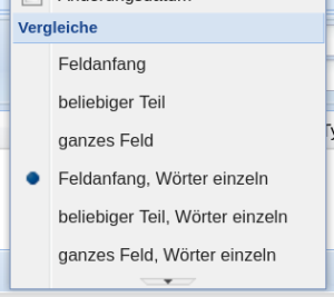 Suchen und Filtern